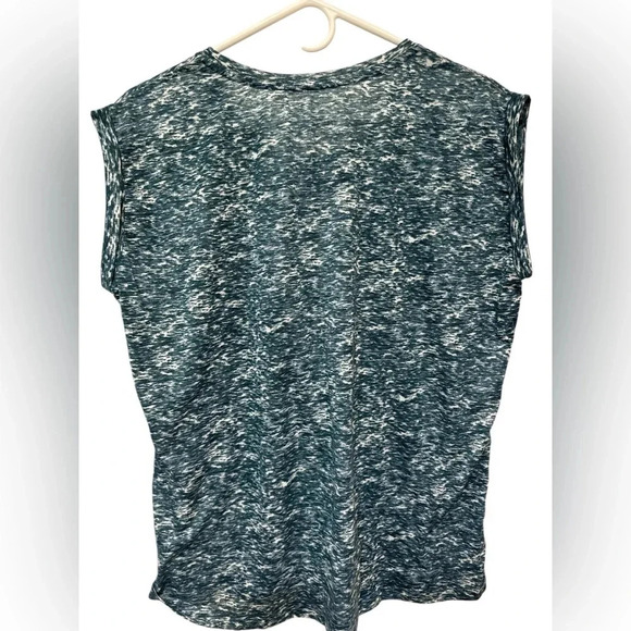 Golf women green and cream marbled cotton muscle tank - Picture 2 of 6